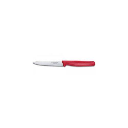 KNIFE VICTORINOX 10CM RED POINTED