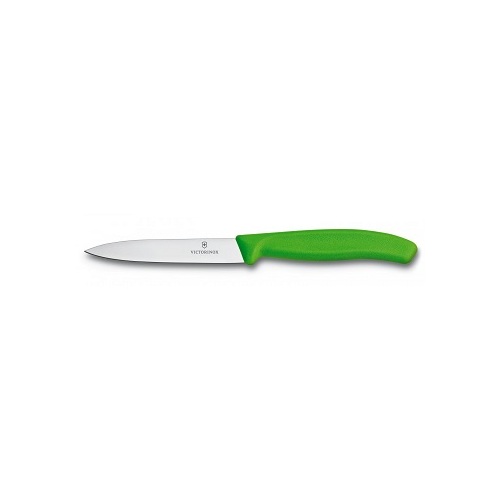 KNIFE VICTORINOX 10CM GREEN POINTED