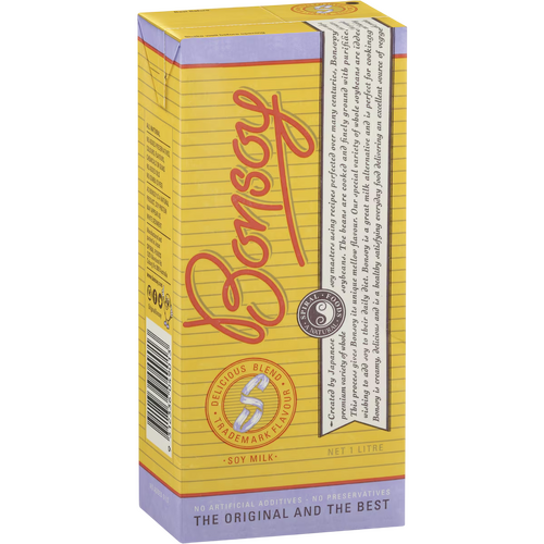 BONSOY SOY MILK 1LT