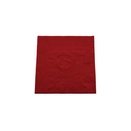 NAPKIN LUNCH RED 2PLY