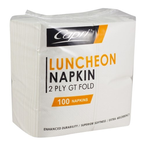 NAPKIN LUNCH REDIFOLD WHITE 2PLY