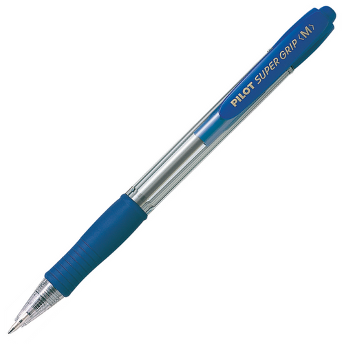 PILOT PEN M BLUE  BPGP SUPER GRIP RETRAC