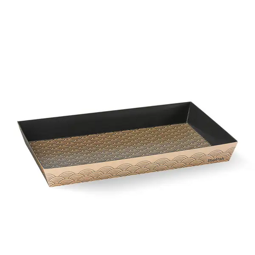 BIOBOARD LARGE SUSHI TRAY 204X125X24MM