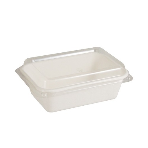 PET LID FOR 370ML SUGARCANE CONTAINER