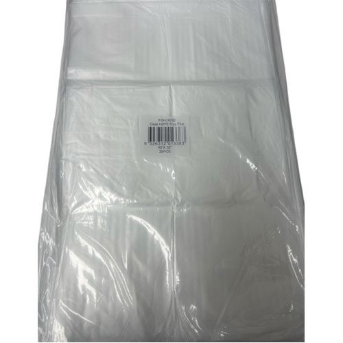 *CTN* POLY FOOD SAFE BAG HDPE 32X40"