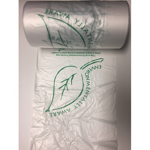 GUSSET PRINTED DEGRADABLE PRODUCE ROLL