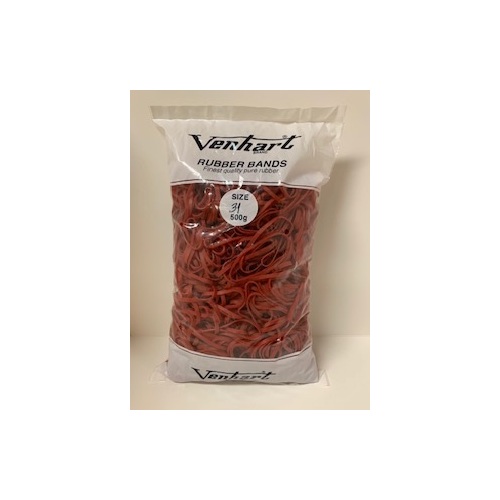 RUBBER BAND 500GM BAG #31 RED
