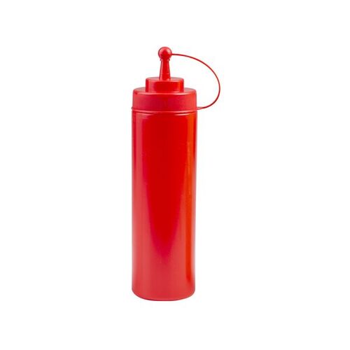 SAUCE BOTTLE WITH CAP 720ML RED