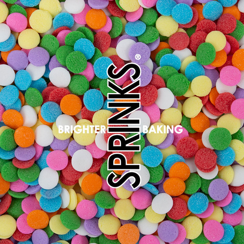 BIG BRIGHT RAINBOW CONFETTI SPRINKLES60G