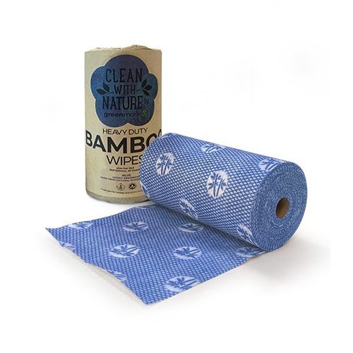 BAMBOO BLUE WIPES 530X300MM 85/RL