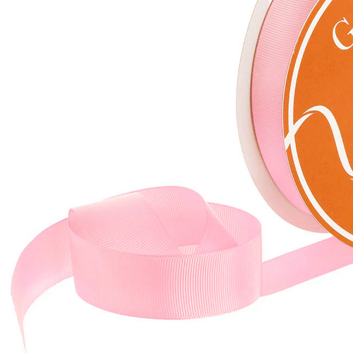 RIBBON GROSGRAIN BABY PINK 25MMX30M