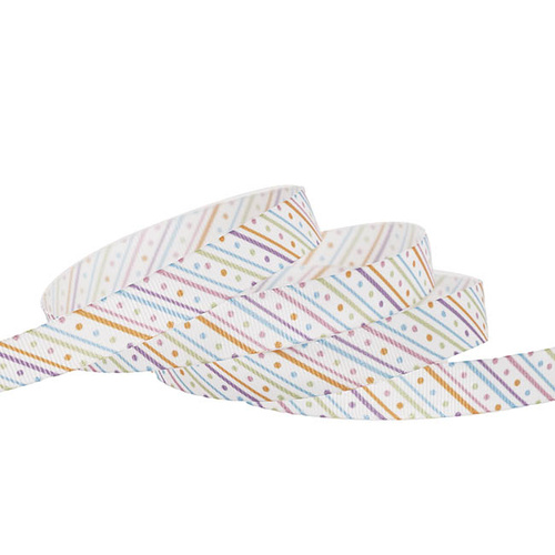 RIBBON GROSGRAIN PASTEL DELIGHT 15MMX25M