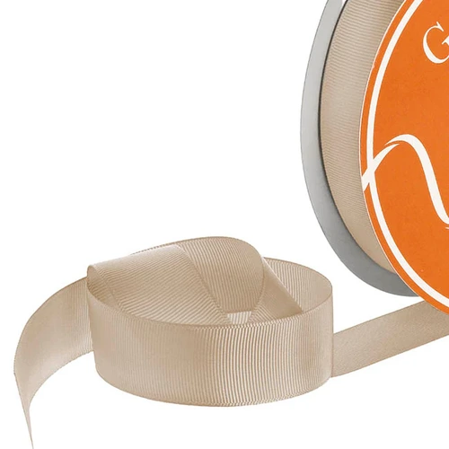 RIBBON GROSGRAIN CHAMPAGNE 25MMX30M